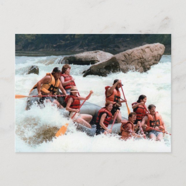 Rafting The Youghiogheny Postcard (Front)