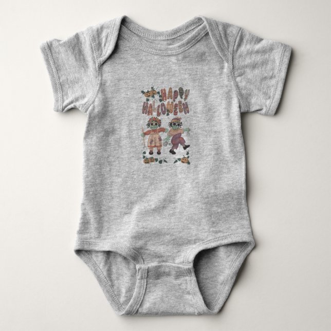 Rag Doll Zombies Baby Bodysuit (Front)