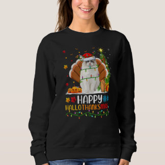 Ragdoll Animal Happy Ragdoll Hellothanksmas Sweatshirt