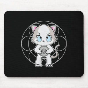 Ragdoll Cat Anime Kitten Dyslexia Awareness Mouse Pad