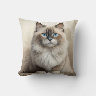 Ragdoll cat cushion