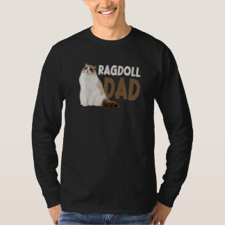 Ragdoll Cat Dad Funny Cat Owner Lovers Premium T-Shirt