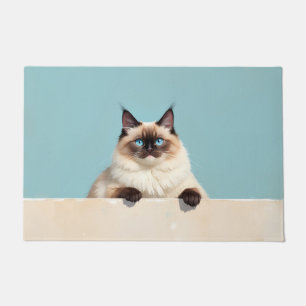 Ragdoll Cat Doormat Art