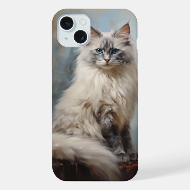 Ragdoll cat iPhone case (Back)