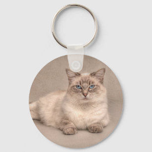 Ragdoll Cat Key Ring