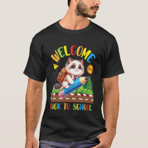 Ragdoll Cat Lover Students Happy Day Welcome Back  T-Shirt