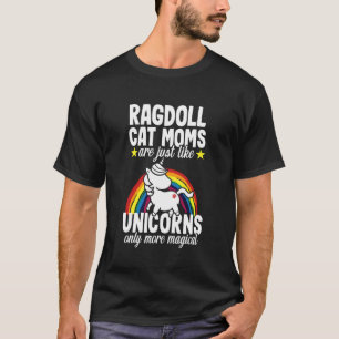 Ragdoll Cat Magical Caticorn Unicorn Funny Rescue  T-Shirt