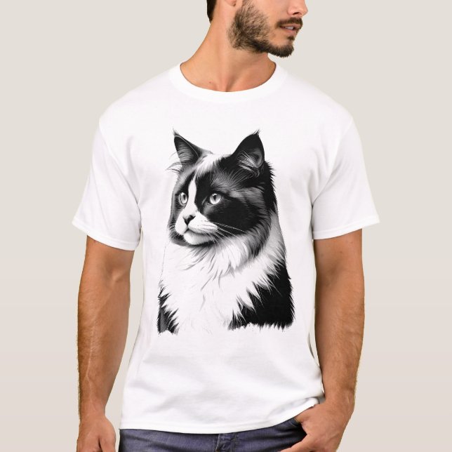 Ragdoll Cat Men's T-Shirt (Front)