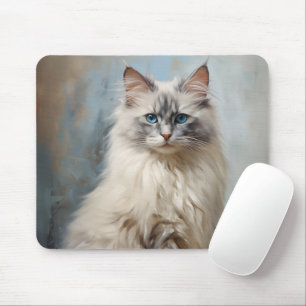 Ragdoll cat mouse pad
