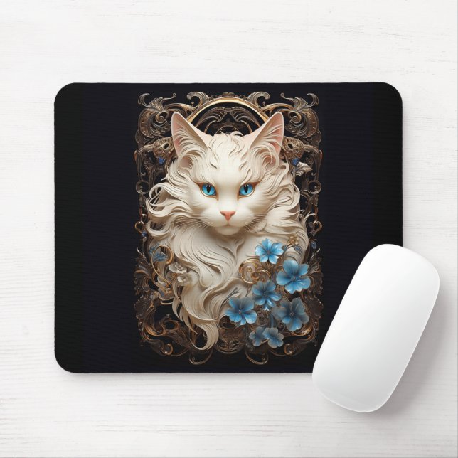 Ragdoll cat mouse pad (With Mouse)