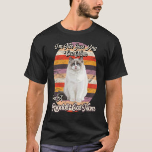 Ragdoll Cat Mum Kitten Breeders Owners Retro Vinta T-Shirt