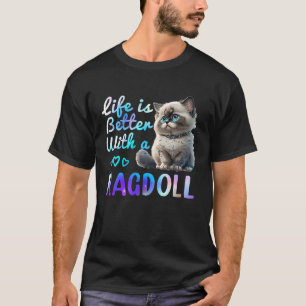 Ragdoll Cat Owner For Ragdoll Mum Ragdoll Dad T-Shirt