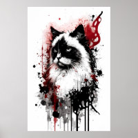Ragdoll Cat Portrait