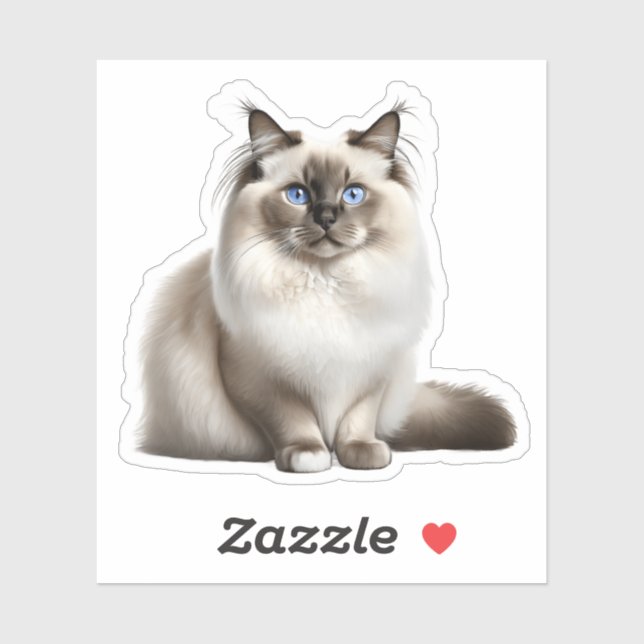 Ragdoll Cat Sticker (Sheet)