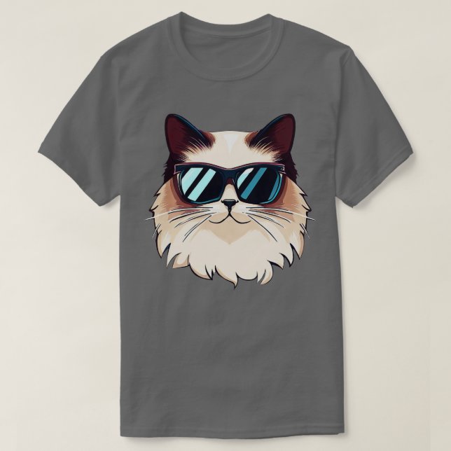 Ragdoll cat T-Shirt (Design Front)