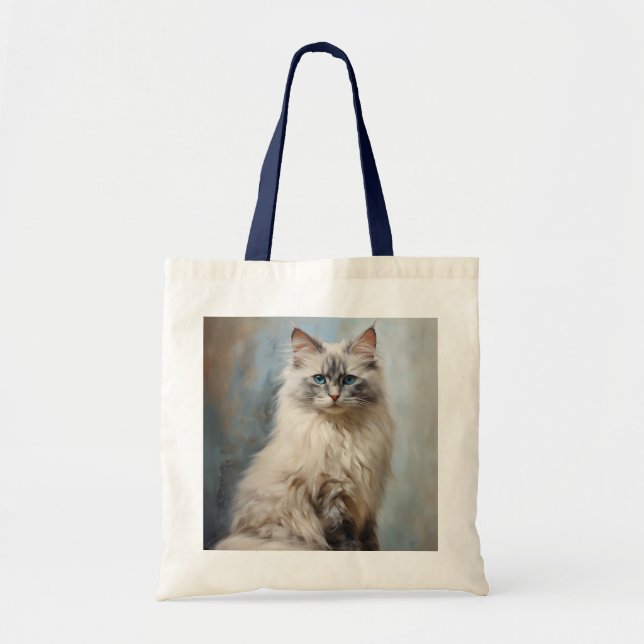 Ragdoll cat tote bag (Front)