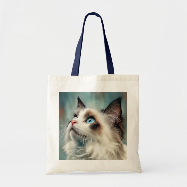Ragdoll cat tote bag (Front)