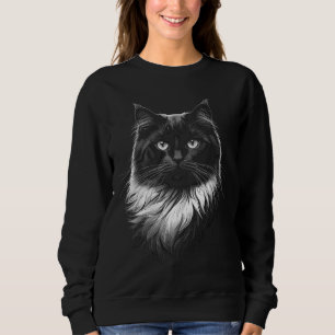 Ragdoll Cat Women's Black Sweatshirt