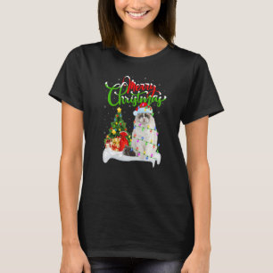 Ragdoll Cat Xmas Decorations Santa Ragdoll Christ T-Shirt