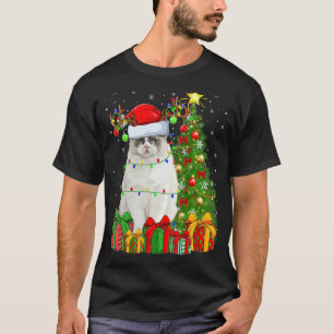 Ragdoll Cat   Xmas Holiday Santa Ragdoll Christmas T-Shirt
