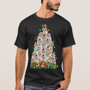 Ragdoll Cat   Xmas Lights Santa Ragdoll Christmas  T-Shirt