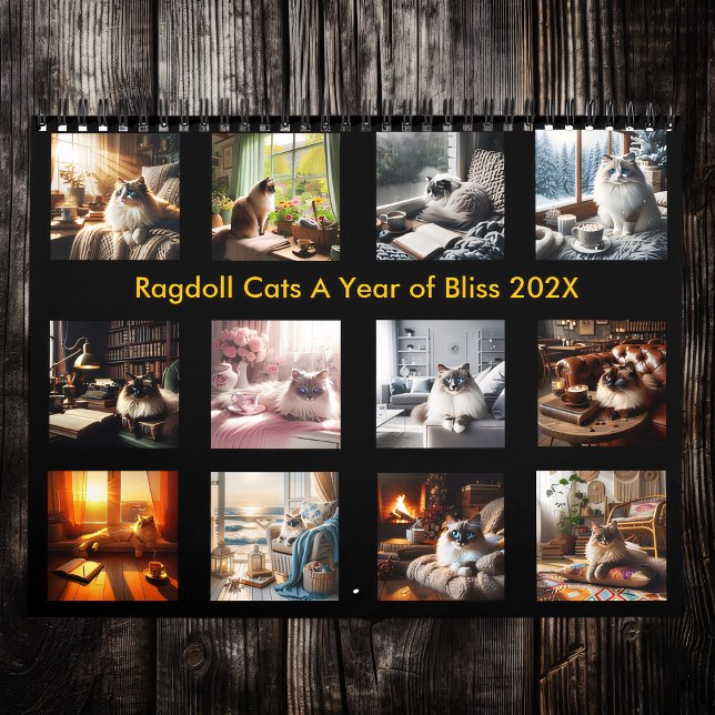 Ragdoll Cats A Year of Bliss 2025 Calendar (Creator Uploaded)
