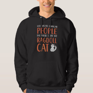 Ragdoll Cats Owner Kitty  Paw Love Meow Kitten  1 Hoodie