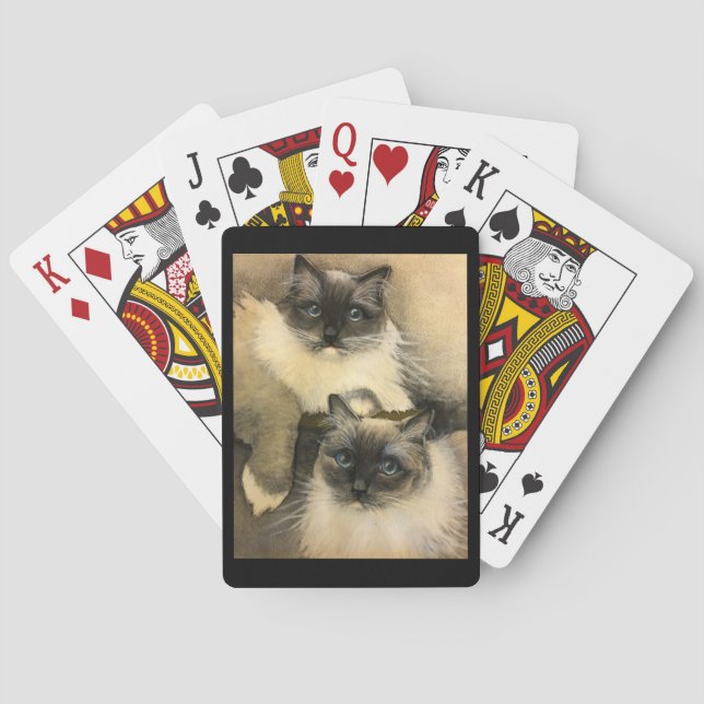 Ragdoll Cats  Playing Cards (Back)