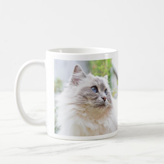 Ragdoll Cute Cat Mug (Left)