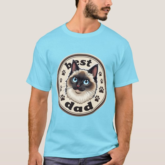 Ragdoll Dad T-Shirt (Front)