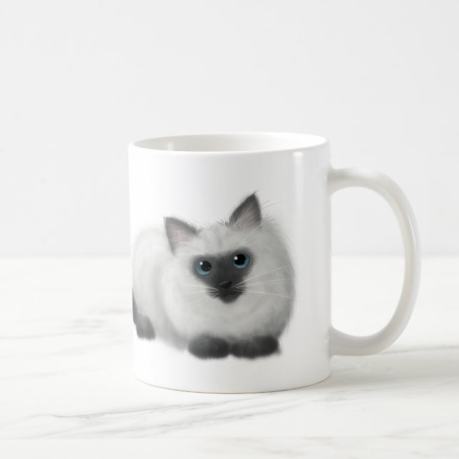 Ragdoll drawing coffee mug (Right)