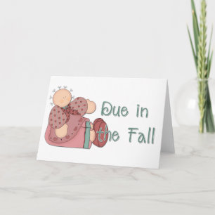 RagDoll Due this Fall Pregnancy Announce Card