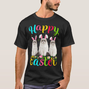Ragdoll   Funny Easter Egg Bunny Ragdoll Happy Eas T-Shirt