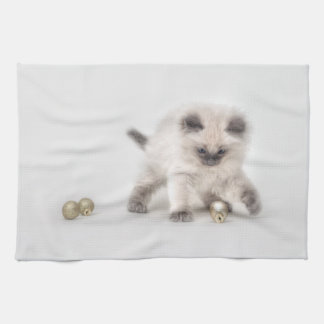 Ragdoll Kitten tea towel