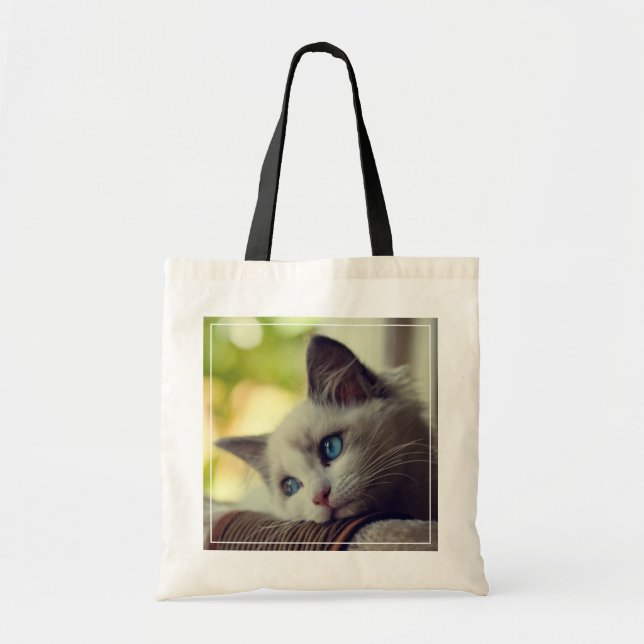 Ragdoll Kitten Tote Bag (Front)