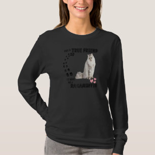 Ragdoll Kitty Quote Mum Dad Lover Print Cute Ragam T-Shirt