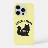 Ragdoll Mama Cat Silhouette Personalised Name