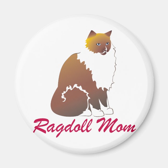 Ragdoll Mum Magnet (Front)