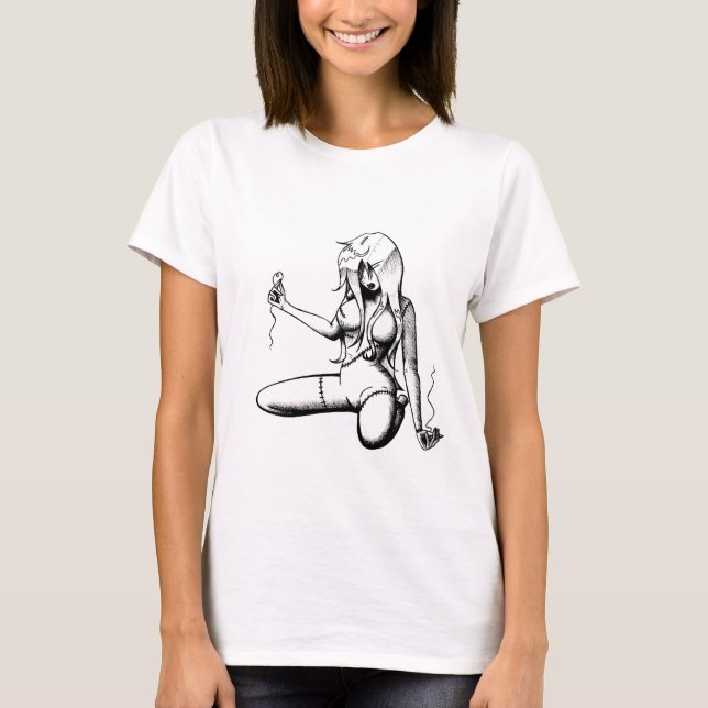 Ragdoll T-shirt (White) (Front)
