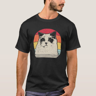 Ragdoll Vintage Gift Cat Lover 70S 80S Retro T-Shirt