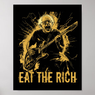 Rage Against Oligarchy Bernie Sanders Fight Protes Poster