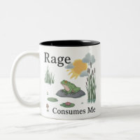 Rage Consumes Me Frog Pond Meme Frog Vintage Style