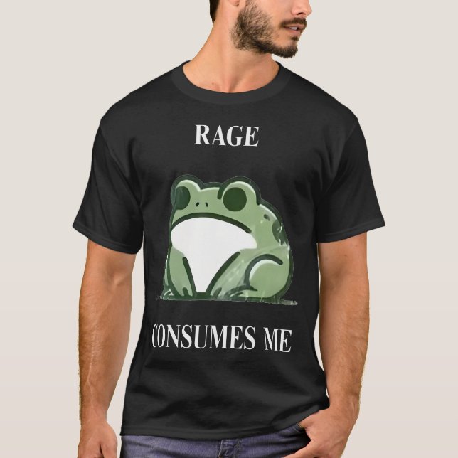 Rage Consumes Me Frog T-Shirt (Front)