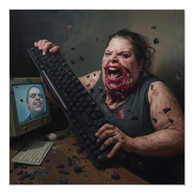 Rage Error: System Failure - Ctrl Alt Delirium Poster (Front)