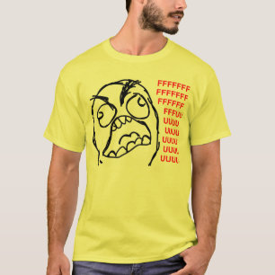 rage face rage comic meme lol rofl T-Shirt