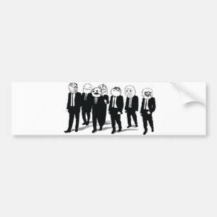 Rage Gang Bumper Sticker