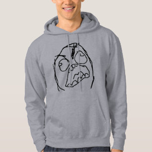 Rage Guy Angry Fuu Fuuu Rage Face Meme Hoodie