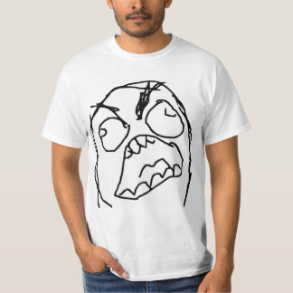 Rage Guy Angry Fuu Fuuu Rage Face Meme T-Shirt
