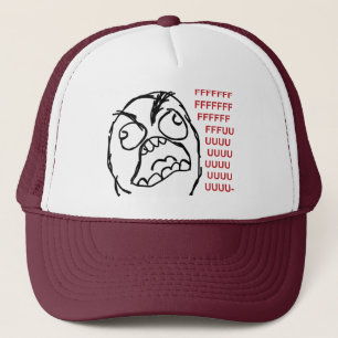 Rage guy fuuu fuuuu trucker hat