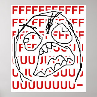 Rage Guy Poster